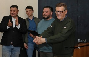 Известный  российский актер и режиссёр Борис Токарев встретился с уфимскими студентами