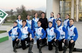 Башкирский хореографический колледж достойно представил Россию на международном фестивале «Орлеу» в Алматы Башкирский хореографический колледж достойно представил Россию на международном фестивале «Орлеу» в Алматы