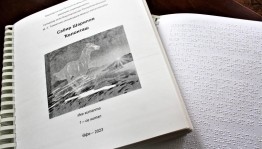 Книга Сабира Шарипова «Кулунташ» издана рельефно-точечным шрифтом Брайля