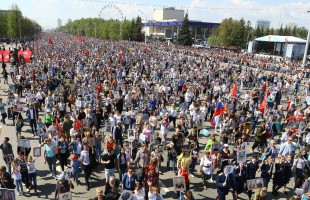 В Башкортостане в акции "Бессмертный полк" приняли участие около 415 тысяч человек