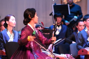 For the first time, an orchestra from South Korea and the National Orchestra of Folk Instruments performed in Ufa