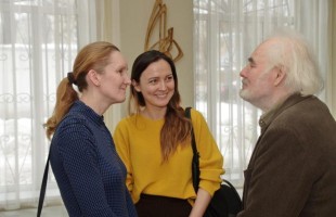 В выставочном зале «Ижад» состоялась творческая встреча с художниками Рустямом и Диной Фаткуллиными