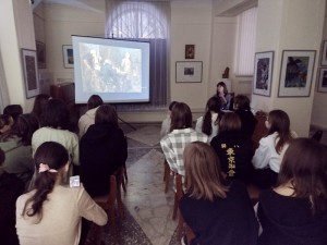 В выставочном зале «Ижад» прошла лекция о творчестве Алексея Кузнецова