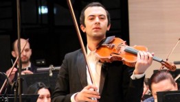 Moscow violinist Gaik Kazazyan performed with the National Symphony Orchestra of Bashkortostan