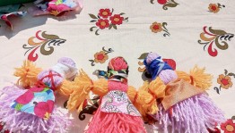 В с. Николо-Березовка Краснокамского района прошел мастер-класс "Кукла-оберег"
