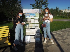 Летний читальный зал «Книга под открытым небом» завершил свою работу