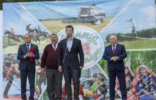 Кигинский район представил Башкортостан на народном празднике Сабантуй в Курганской области