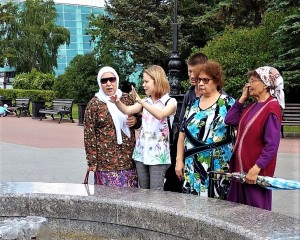 Сотрудники БРСБС провели для читателей экскурсию к памятнику Салавату Юлаеву