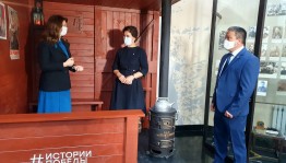 В Республиканском музее Боевой Славы создана мультимедийная инсталляция в форме фронтового вагона-теплушки