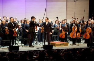 Госоркестр Башкортостана завершил VII Зимний фестиваль вместе с известным скрипачом Сергеем Поспеловым