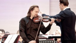 Госоркестр Башкортостана завершил VII Зимний фестиваль вместе с известным скрипачом Сергеем Поспеловым