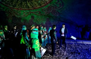В Каповой пещере состоялся концерт Национального оркестра народных инструментов РБ