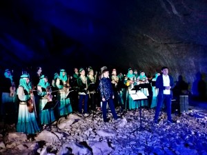 В Каповой пещере состоялся концерт Национального оркестра народных инструментов РБ