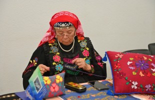 Хранительница башкирской вышивки Сайда Ахтямова отмечает юбилей