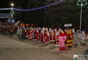 В Уфе прошёл парад Дедов Морозов