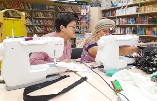 Швейная мастерская создана в Турналинской модельной библиотеке Салаватского района