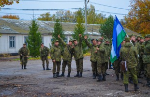Артисты СГТКО выступили перед мобилизованными военнослужащими в г. Саратове