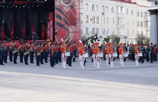 Плац-концерт ко Дню Победы прошел в Уфе