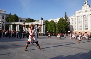 Плац-концерт ко Дню Победы прошел в Уфе