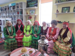 В модельной библиотеке села Верхнеиткулово Ишимбайского района прозвучали башкирские народные песни