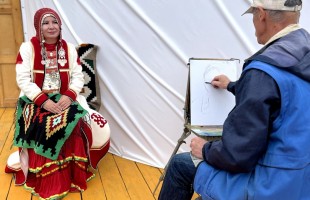 В Гафурийском районе стартовал Международный Арт-пленэр художников России и Беларуси