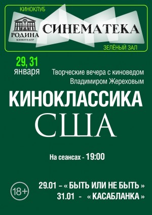 В кинотеатре «Родина» продолжаются встречи с киноведом Владимиром Жереховым