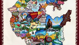Вышитая карта Башкортостана будет представлена на всероссийском фестивале в Чебоксарах
