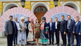 Министр культуры РБ Амина Шафикова приняла участие в торжественной церемонии передачи символа Всероссийского театрального марафона Приволжскому федеральному округу