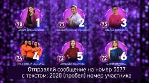 «Йәшлек шоу-2020» финалсылары өсөн тауыш биреү башланды