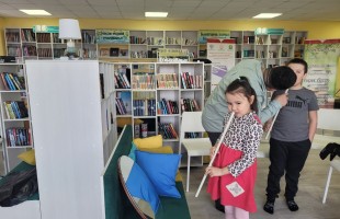 В модельной библиотеке села Верхнеиткулово провели мастер-классы по игре на курае